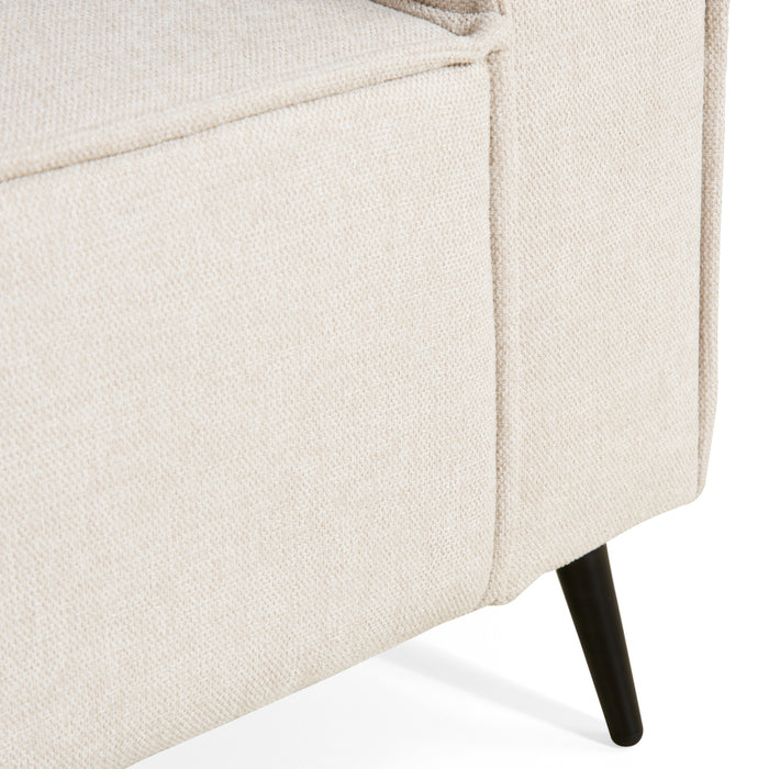 by fonQ  Bo Hoekbank met Chaise Longue Links - Linnen - Beige