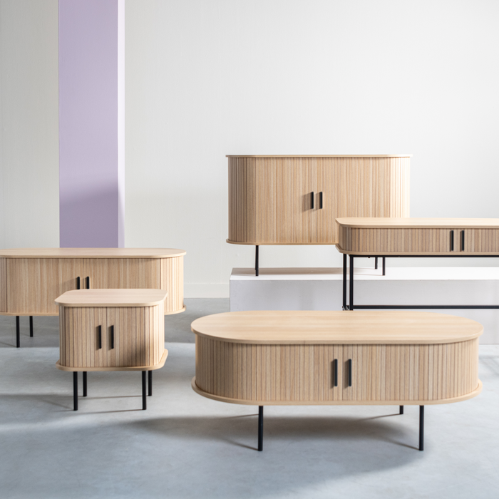 by fonQ basic Panel Bureau - B 120 cm - Eikenbruin