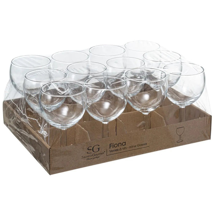Secret de Gourmet Wijnglazen - 12x - transparant - 190 ml