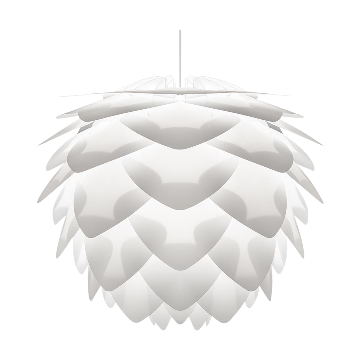Umage Silvia Medium hanglamp white - met koordset wit - Ø 50 cm