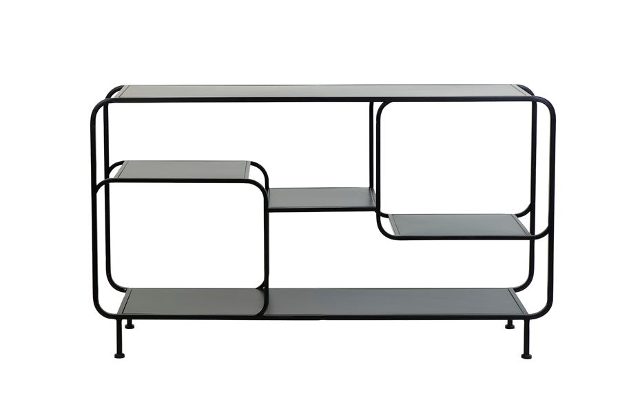 Light & Living Light&living Kast open 141x37x81,5 cm WINSTON mat zwart