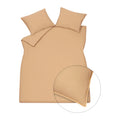 Vandyck Washed Cotton Dekbedovertrek 240 x 200/220 cm - Apricot Blush