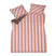 Vandyck Preppy Stripe Dekbedovertrek 140 x 200/220 cm - Pink