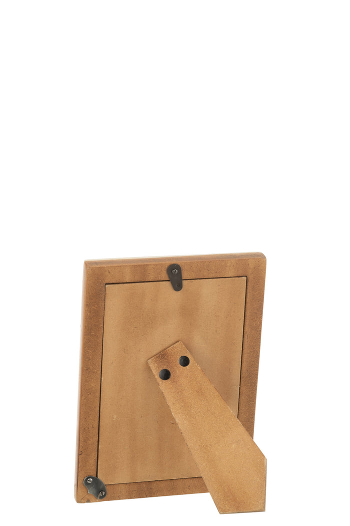 J-Line fotolijst  - hout - zwart|wit - small