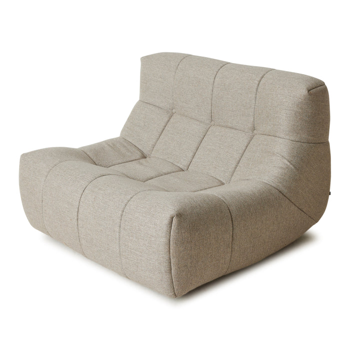 HKliving Lazy Lounge Tuinstoel - Naturel