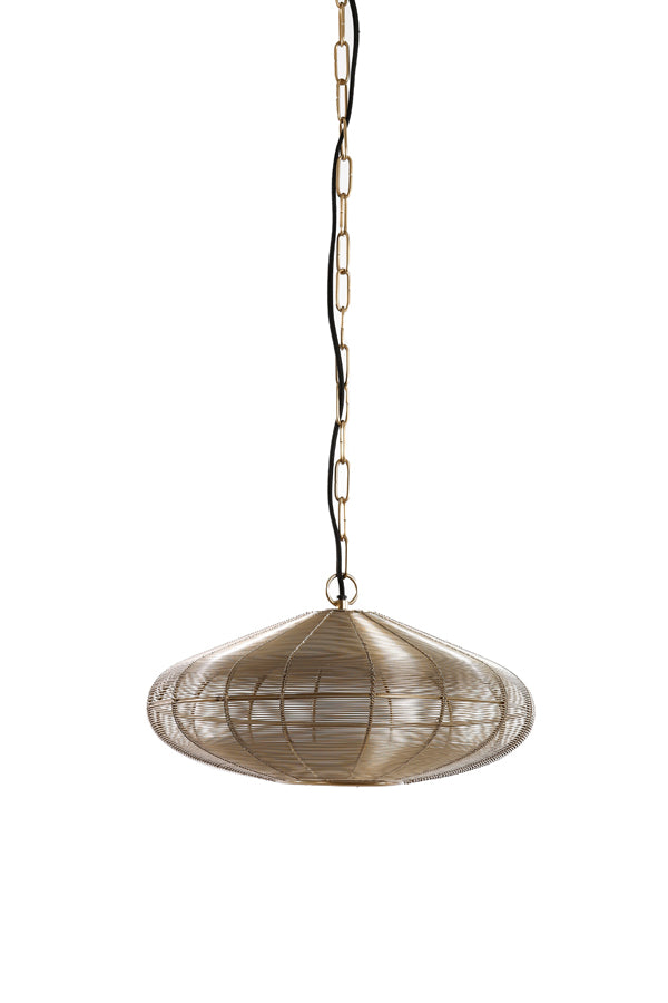 Light & Living Light&living Hanglamp Ø40x18 cm BAHOTO licht goud
