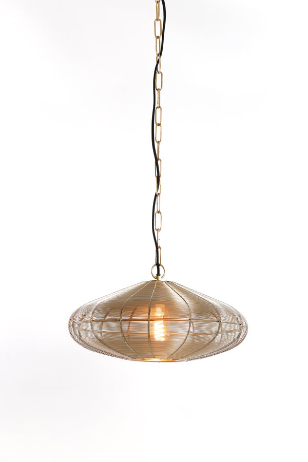 Light & Living Light&living Hanglamp Ø40x18 cm BAHOTO licht goud