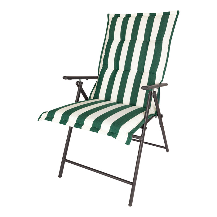 Kopu® Mila Forest Green - Comfortabel Tuinkussen met Hoge Rug  - Groen