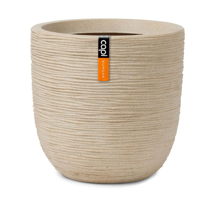 Capi Europe - Pot bol Waste Rib NL - 35x34 - Terrazzo beige