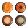 HKliving 70's Ceramics Schotels - Set van 4 - Roasts
