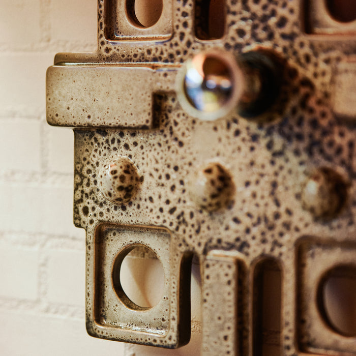 HKliving Ceramic Wandlamp  - Relief