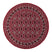 Interieur05 Vintage Vloerkleed Rood Rond Marad 235cm