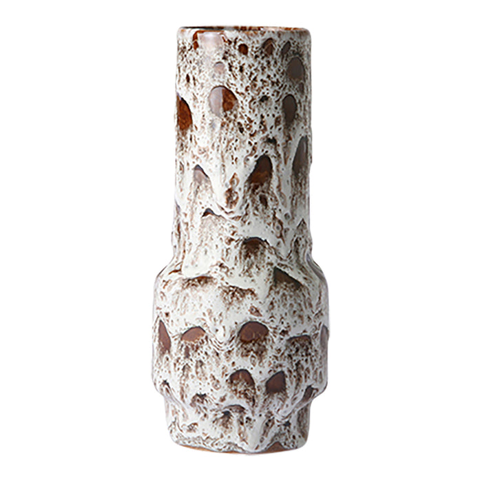 HKliving Retro Vaas - Lava White