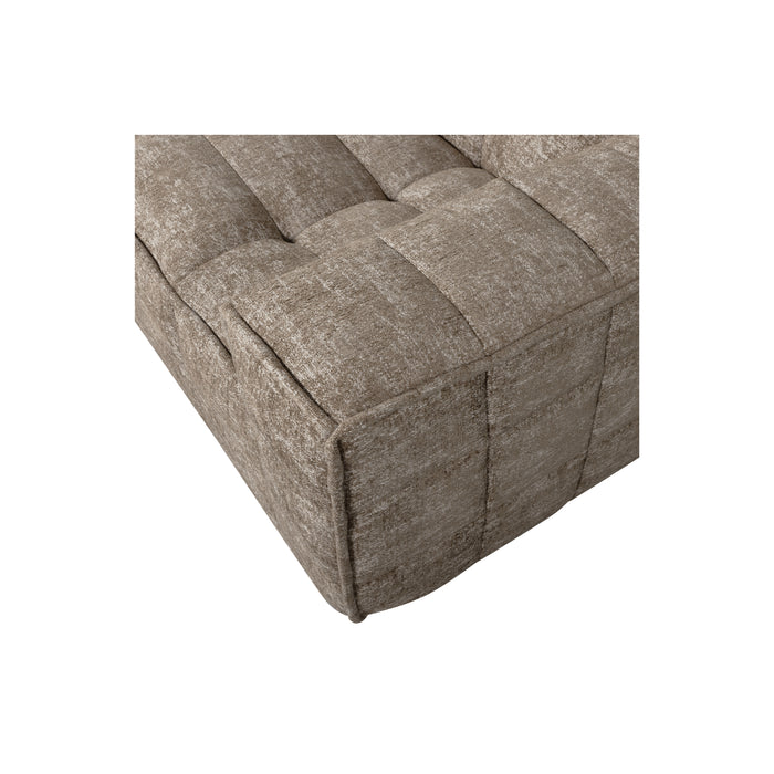 WOOOD Timor 4-Zits Bank - Polyester - Naturel Melange - 81x297x92