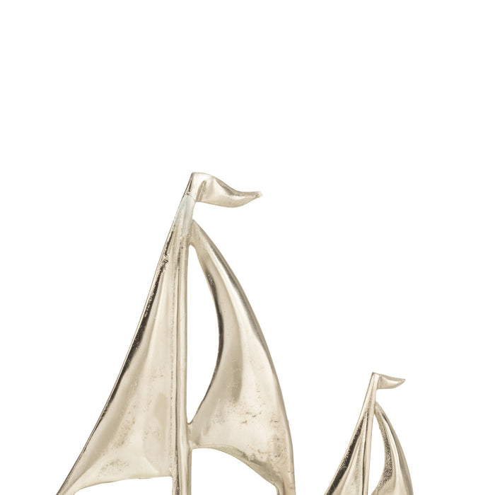 J-Line presse-papier Ring - glas - goud - small