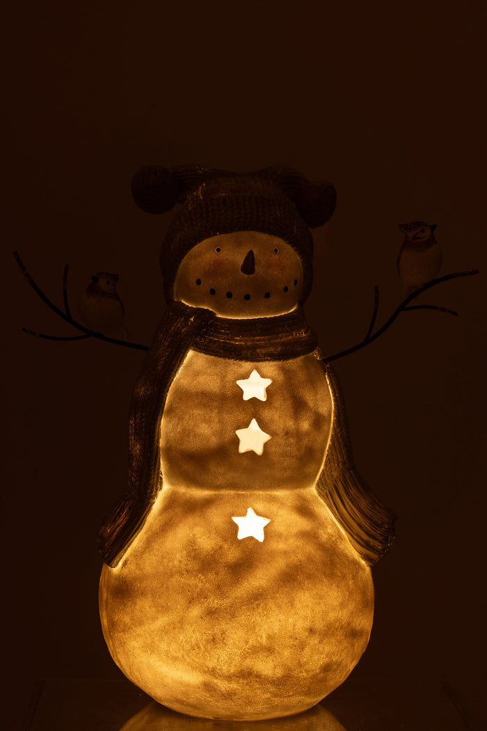 J-Line presse-papier Ring - glas - goud - small