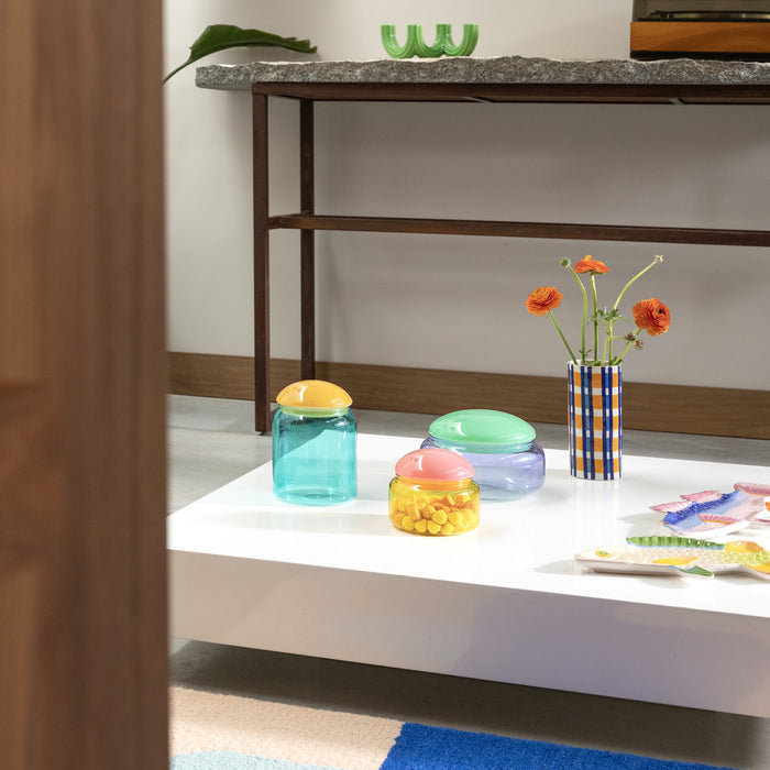 &k amsterdam Puffy Potje - Turquoise