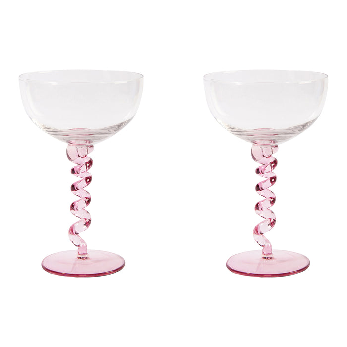 &k amsterdam Spiral Coupe 2 st.  - Roze