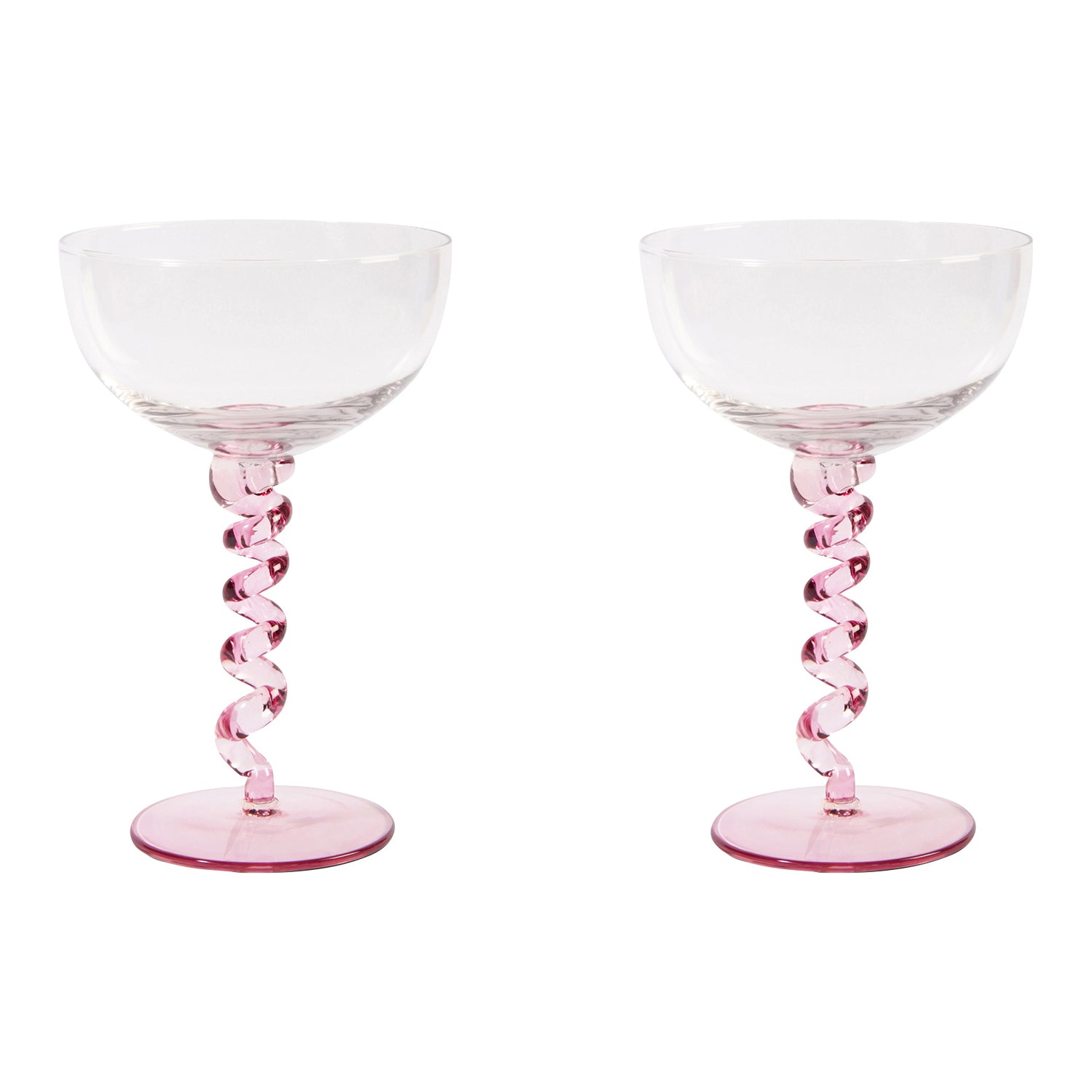 &k amsterdam Spiral Coupe 2 st.  - Roze