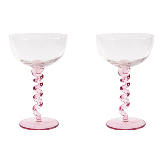&k amsterdam Spiral Coupe 2 st.  - Roze