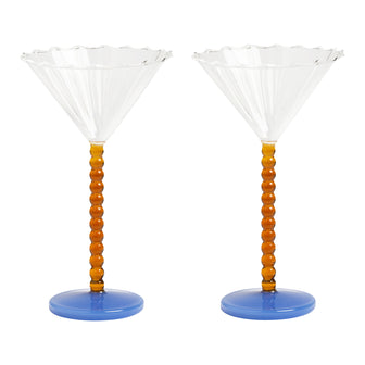 &k amsterdam Perle Coupe 2 st. - Amber