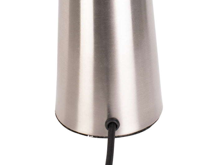 Leitmotiv - Tafellamp Sublime - Metaal Geborsteld Nikkel - Ø30x51cm