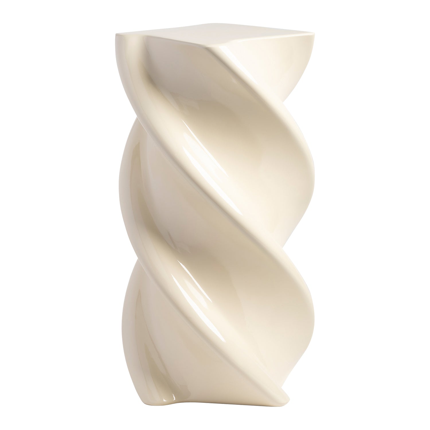 &k amsterdam Pillar Marshmallow Bijzettafel H 54 cm -  Off White