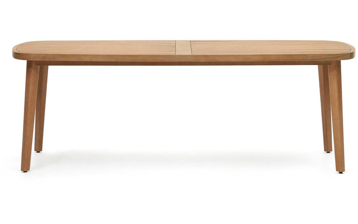 Kave Home - Maset 100% buitentafel in massief eucalyptushout 225 x 100
