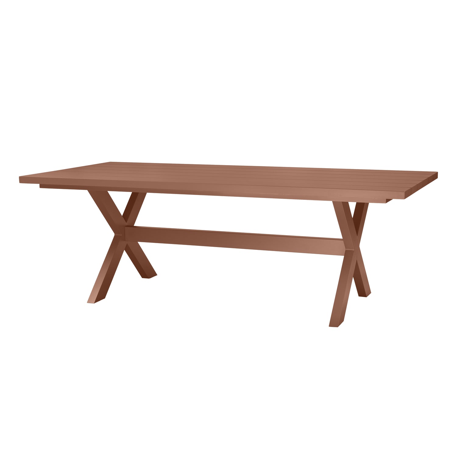 Woood Delta Picknicktafel - Aluminium - Terra