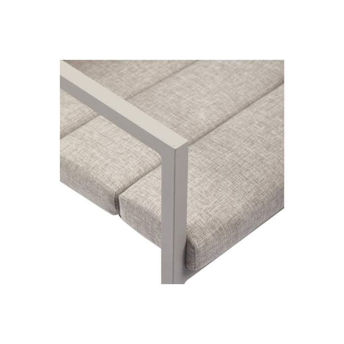 WOOOD Eetstoel North - Aluminium - Zand - 89x63x56