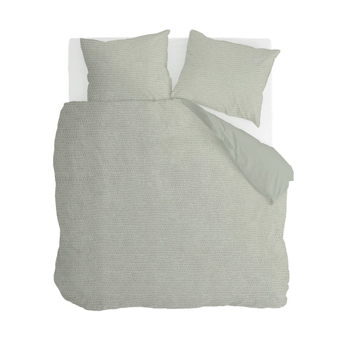 Walra - Dekbedovertrek Basic & Tough - 200x220 - Theegroen