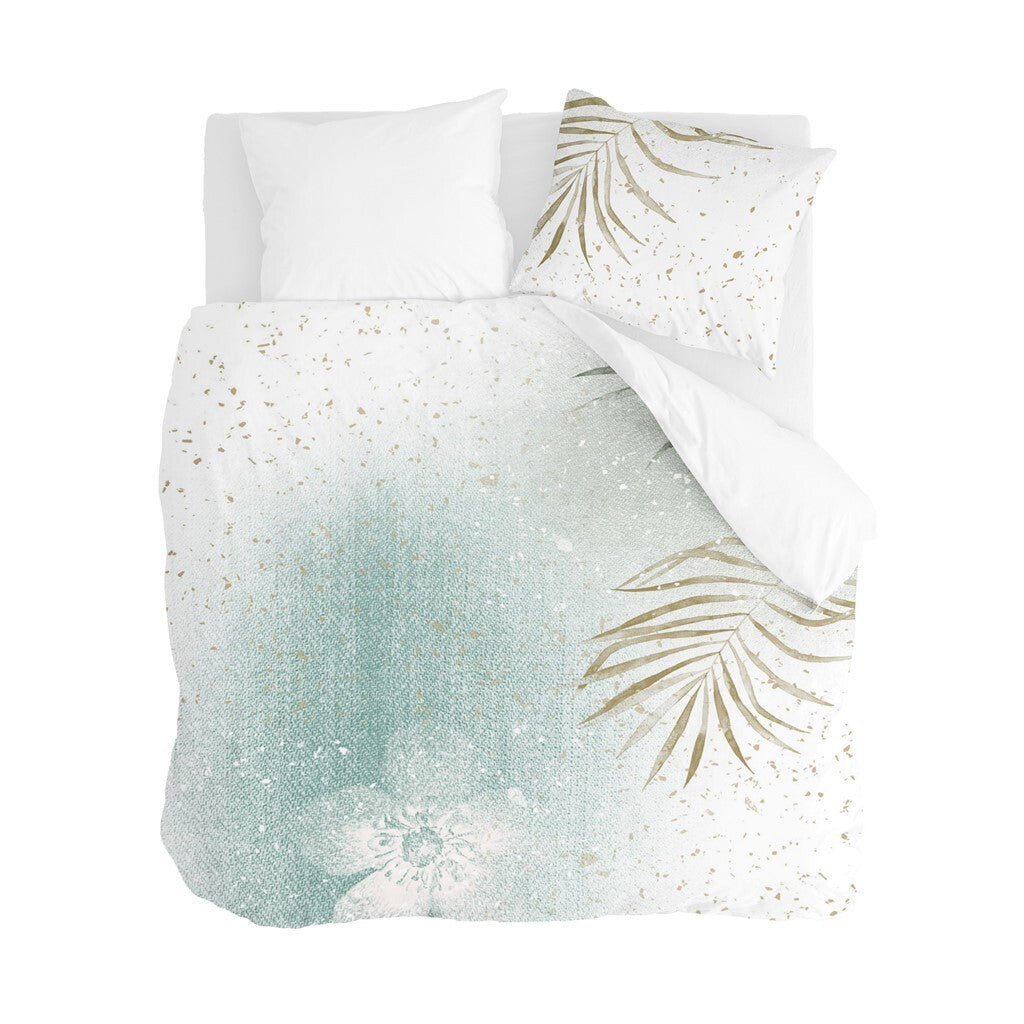 Walra - Dekbedovertrek Painted Nature - 200x220 - Groen | Goud