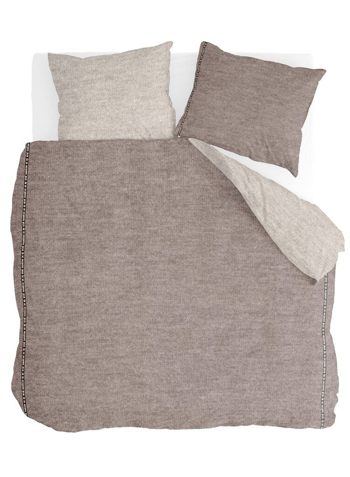 Walra - Dekbedovertrek Casual Beauty - 200x220 - Taupe | Zand