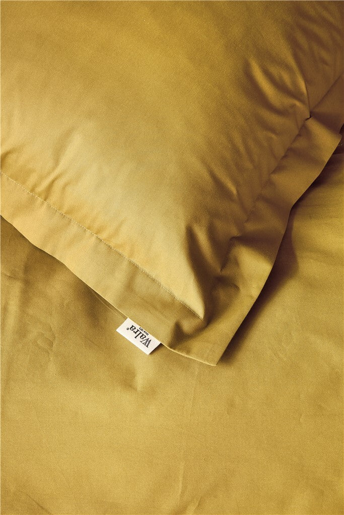 Walra - Dekbedovertrek Forever Cotton - 200x220 - Honing Mosterd