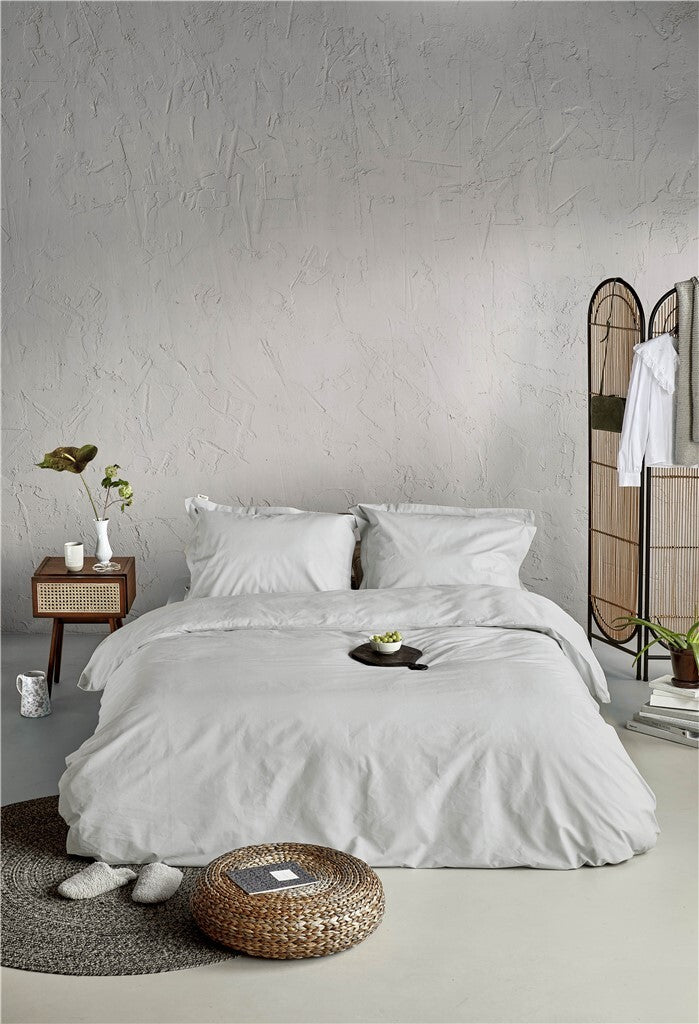 Walra - Dekbedovertrek Forever Cotton - 240x220 - Licht Grijs