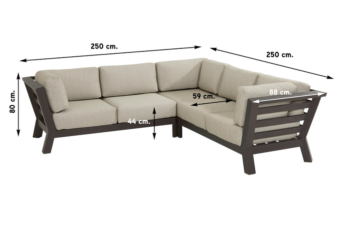 4 Seasons Meteoro loungeset 3-delig