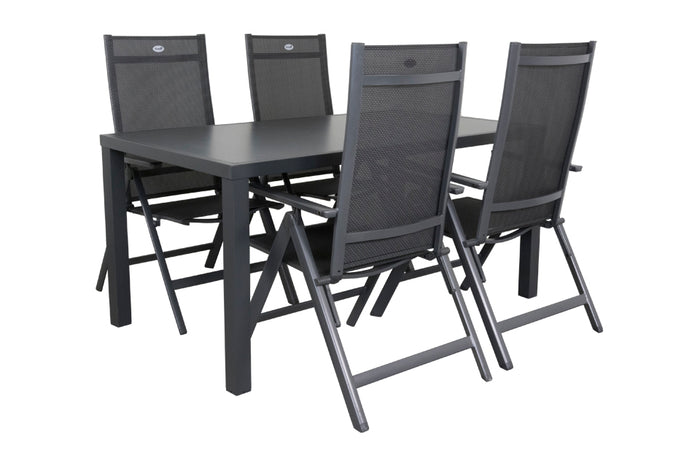 Hartman verstelbare tuinset Napoli - Alma - 5-delig