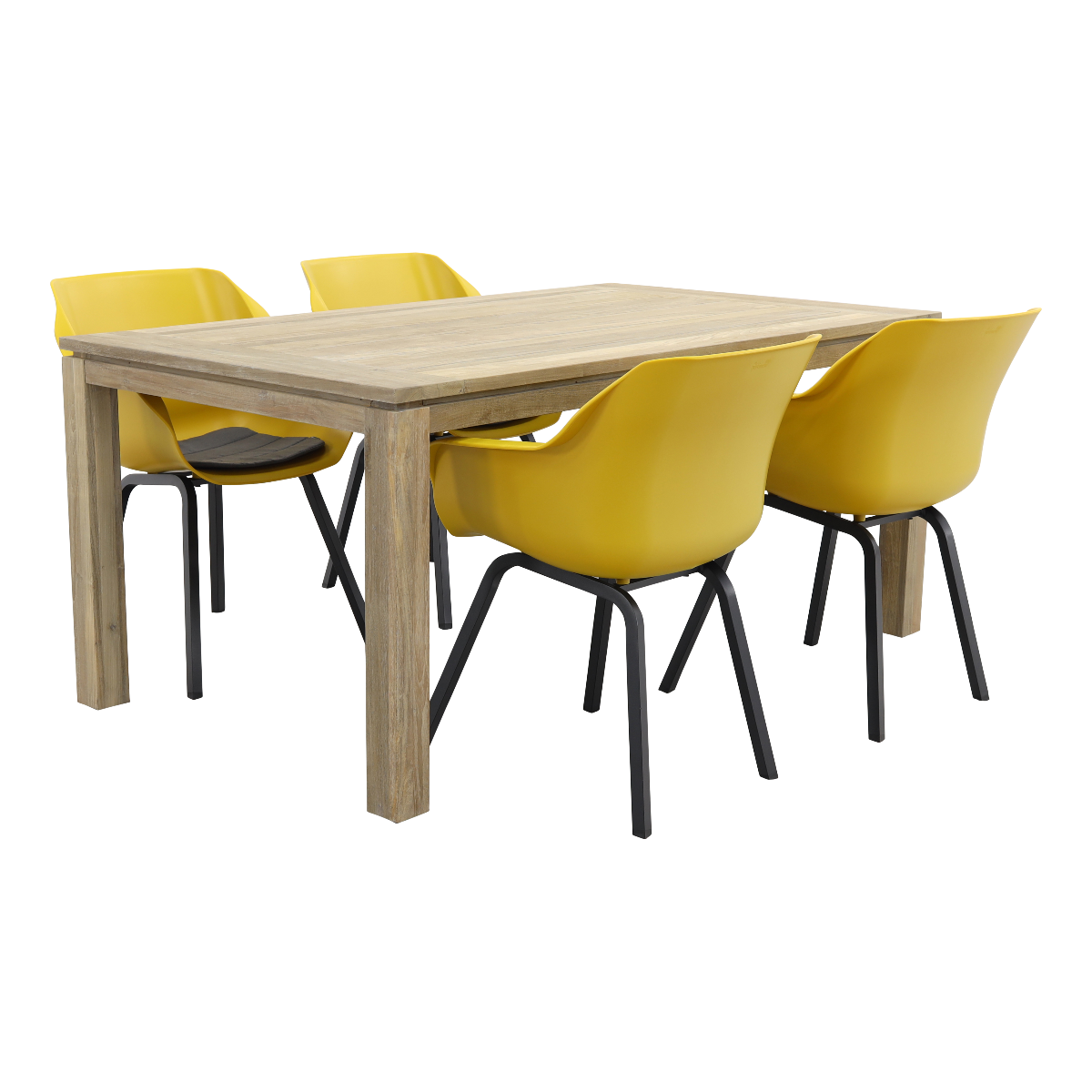 Hartman Sophie Element geel|Rome grey 170 cm. tuinset - 5-delig