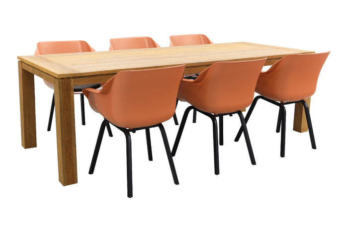 Hartman Sophie Element Terra|Rome brown 240 cm. tuinset - 7-delig