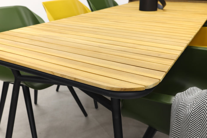 Hartman Sophie Studio Green&Yellow|Bella 220x95 cm. - 7-delige tuinset