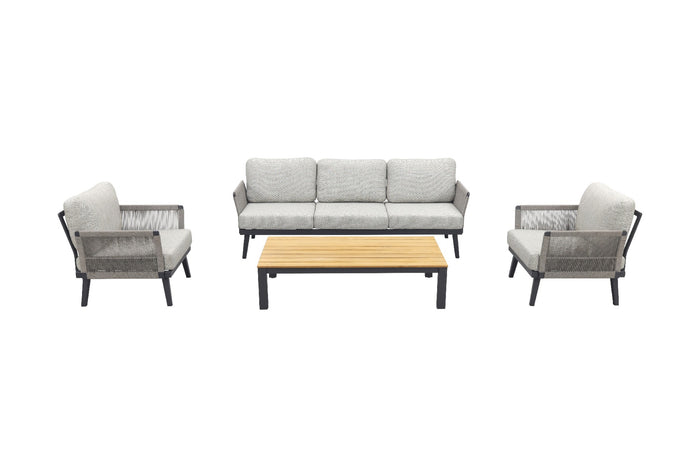 VDG Durban|Mindo stoel-bank loungeset - 4-delig