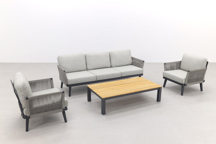 VDG Durban|Mindo stoel-bank loungeset - 4-delig