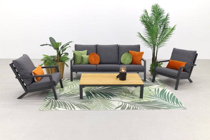 VDG Atlanta mindo stoel-bank loungeset - 4-delig