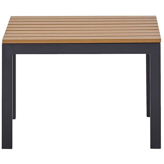 Beliani - PIENZA - Loungeset voor 4 - Grijs - Kunsthout