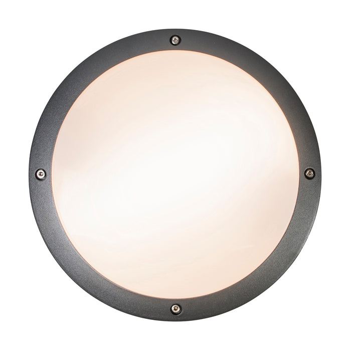 QAZQA Smart wand- en plafondlamp donkergrijs incl. Wifi A60 - Glow