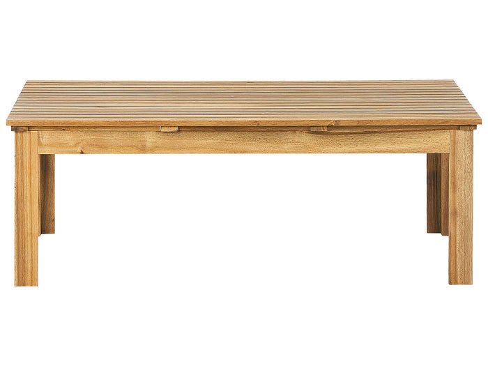 Beliani - PACIFIC - Loungeset voor 4 - Lichte houtkleur - Acaciahout