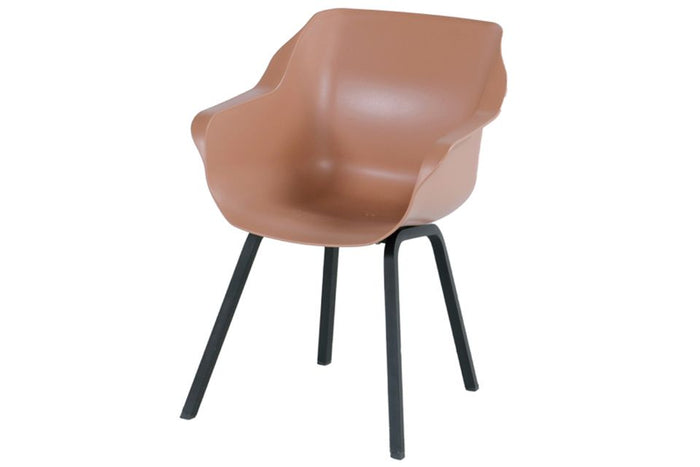 Hartman Sophie tuinstoel terra & french|Rome grey 100 cm. - 5-delig