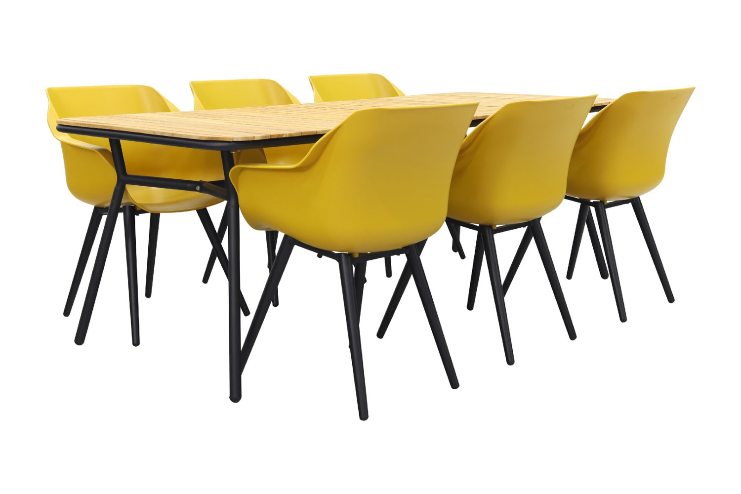 Hartman Sophie Studio Curry Yellow|Bella 220x95 cm. - 7-delige tuinset