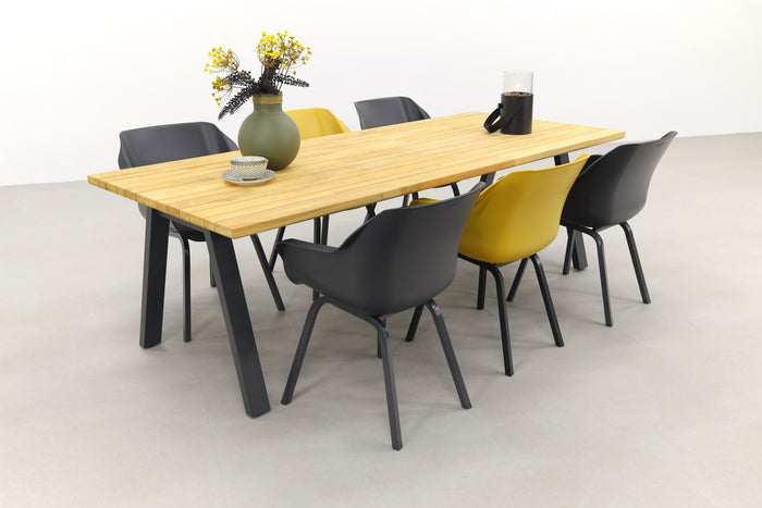 Hartman Sophie element Xerix-Yellow|Ambassador 240x100 cm. tuinset