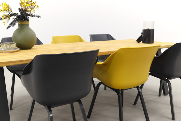 Hartman Sophie element Xerix-Yellow|Ambassador 240x100 cm. tuinset